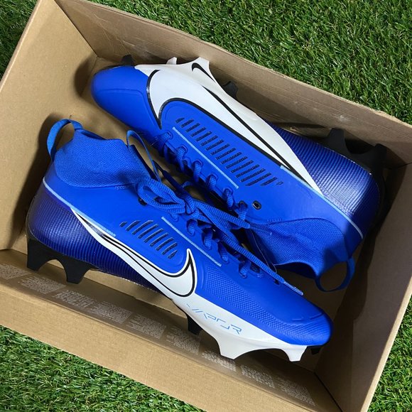 Nike Vapor Edge Pro 360 2 Blue White Black Football Cleats Men 12 DA5456-414 NEW main image 8
